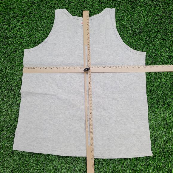 Vintage 90s Rainbow Workout Tank-Top M/L 21x26 - Picture 5 of 13